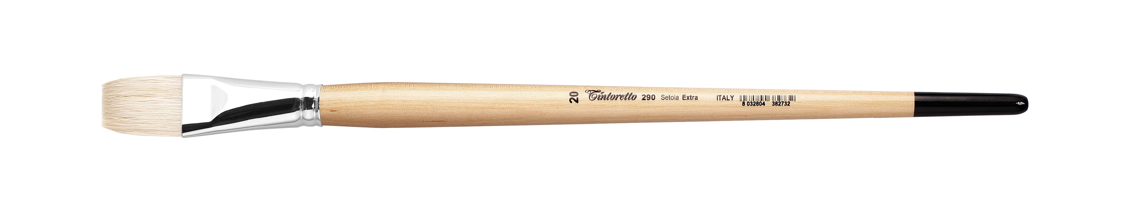 Tintoretto Setola Extra Bristle Flat Brush Series 290, Size-20