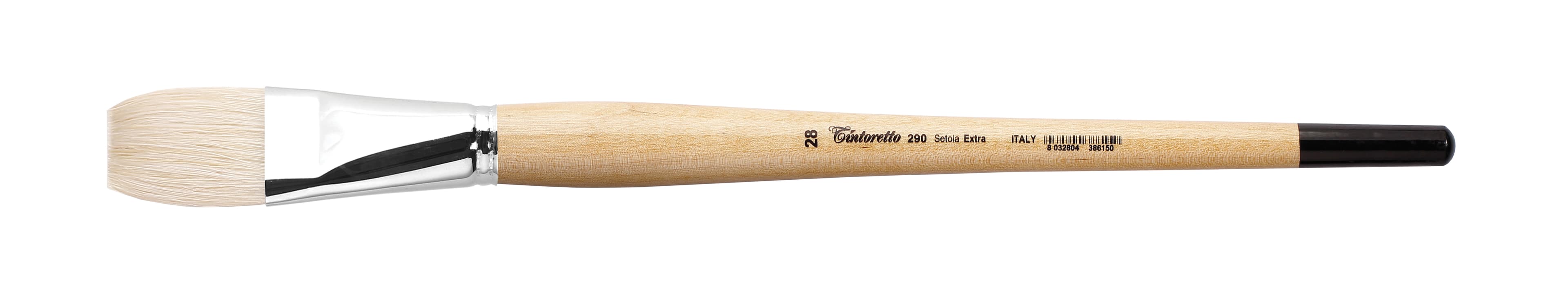 Tintoretto Setola Extra Bristle Flat Brush Series 290, Size-28