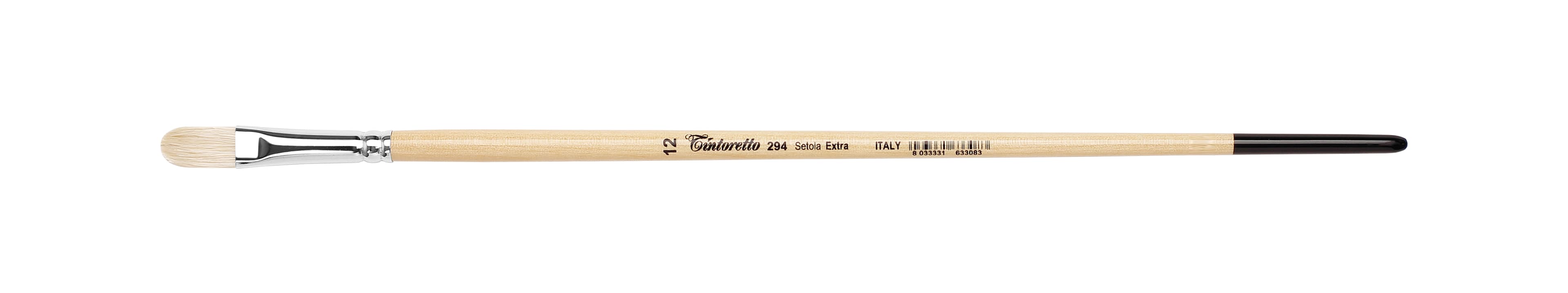Tintoretto Setola Extra Bristles Filbert Brush Series 294, Size-12