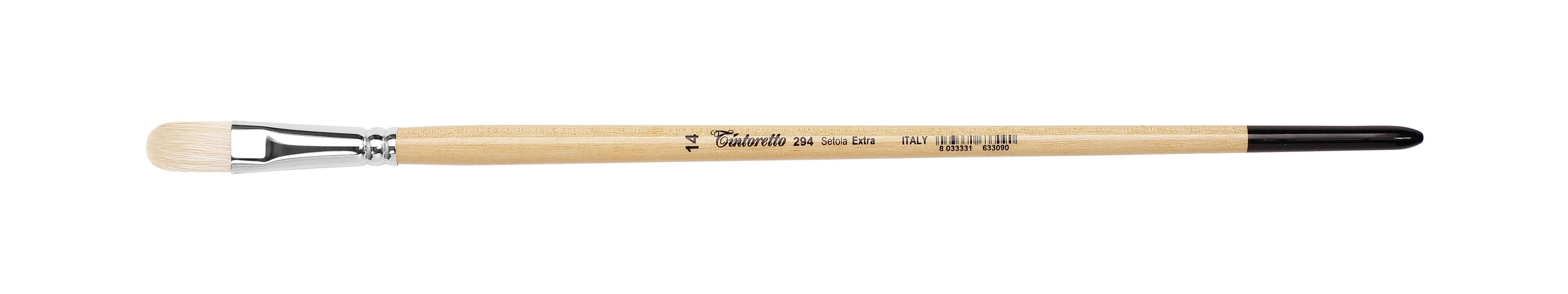 Tintoretto Setola Extra Bristles Filbert Brush Series 294, Size-14