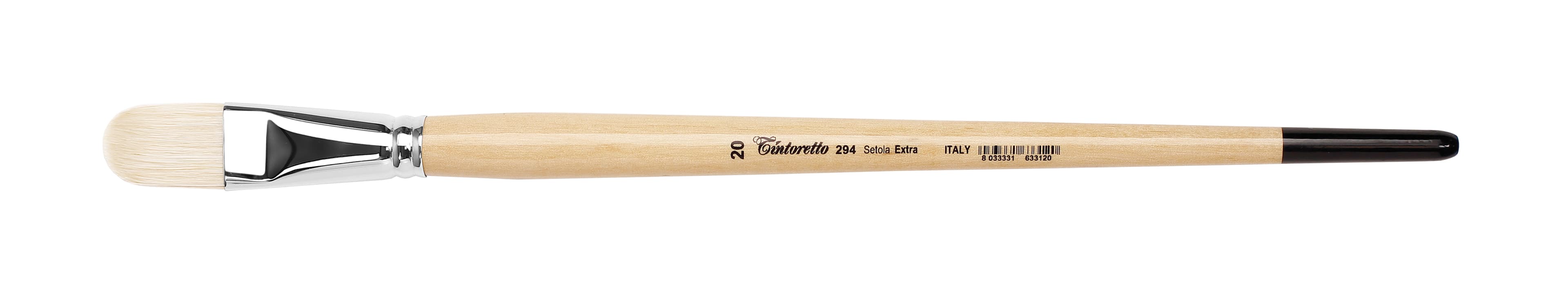 Tintoretto Setola Extra Bristles Filbert Brush Series 294, Size-20