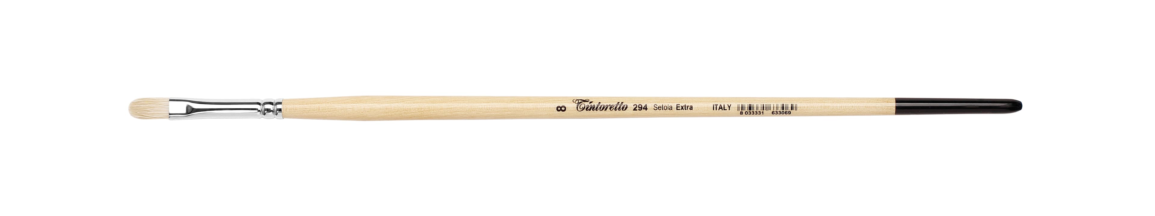 Tintoretto Setola Extra Bristles Filbert Brush Series 294, Size-8