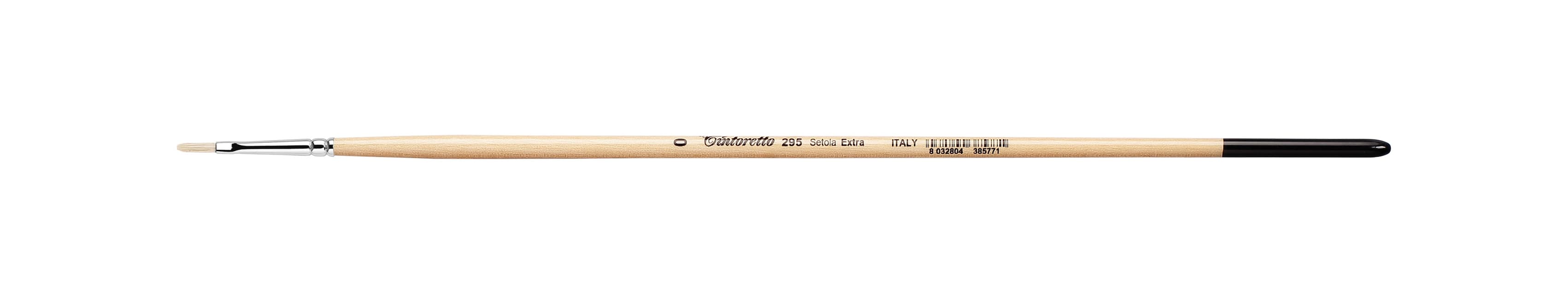 Tintoretto Setola Extra Bristles Long Filbert Brush Series 295, Size- 0