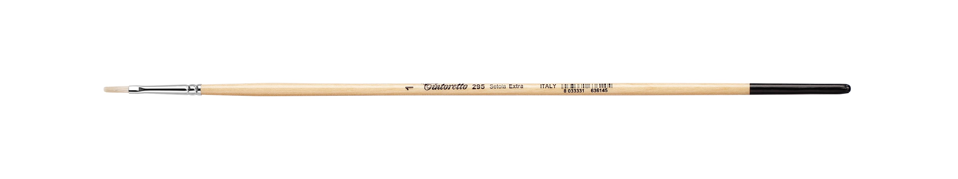Tintoretto Setola Extra Bristles Long Filbert Brush Series 295, Size- 1