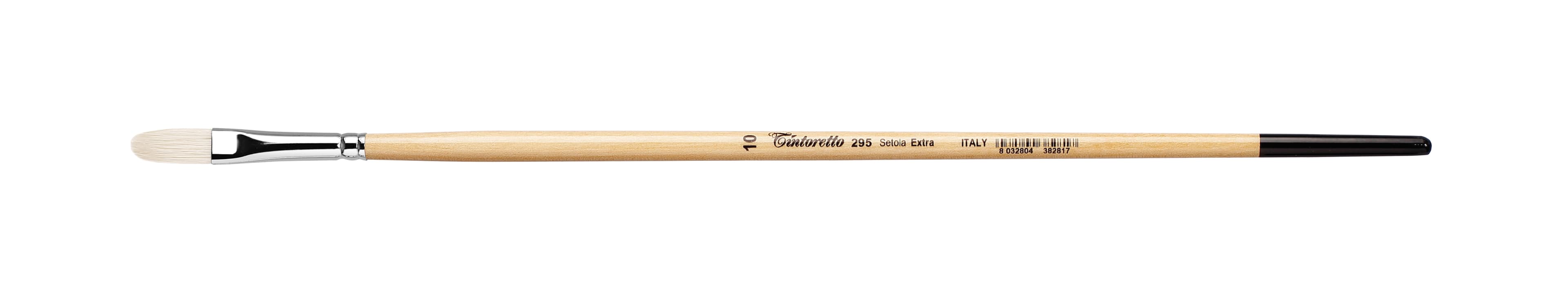 Tintoretto Setola Extra Bristles Long Filbert Brush Series 295, Size- 10