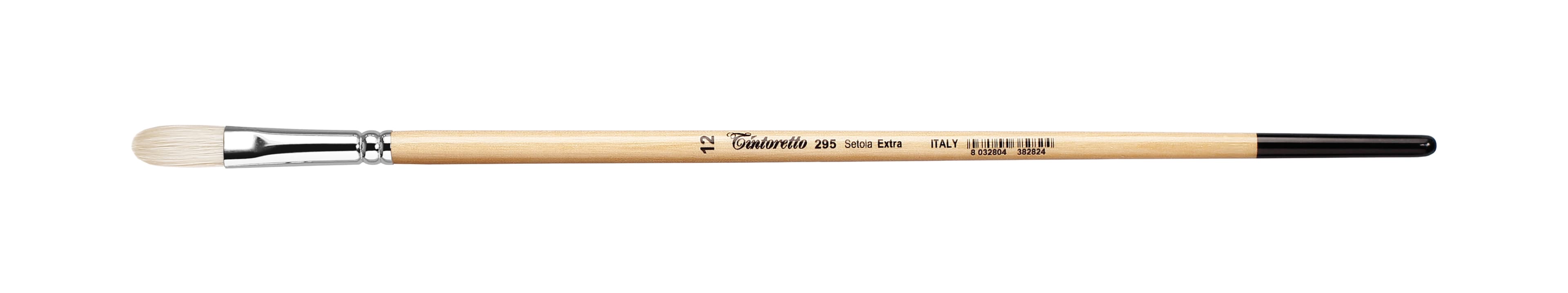 Tintoretto Setola Extra Bristles Long Filbert Brush Series 295, Size- 12
