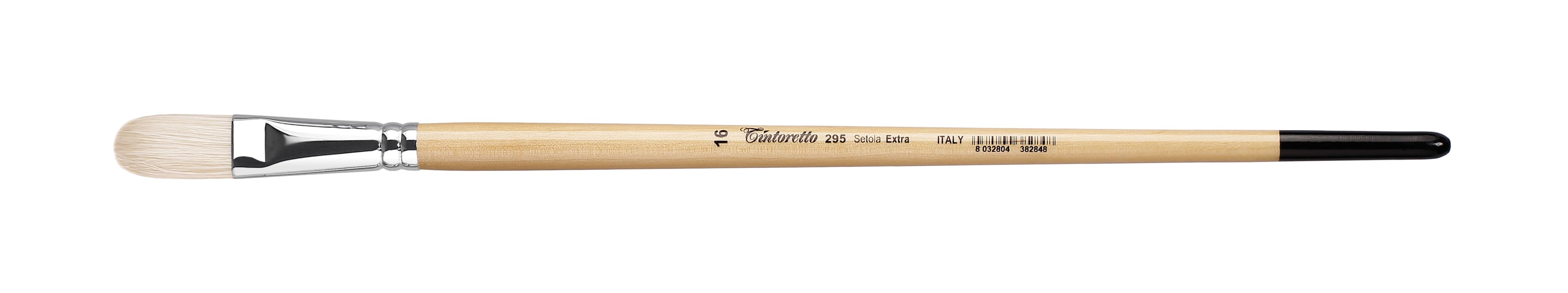 Tintoretto Setola Extra Bristles Long Filbert Brush Series 295, Size- 16