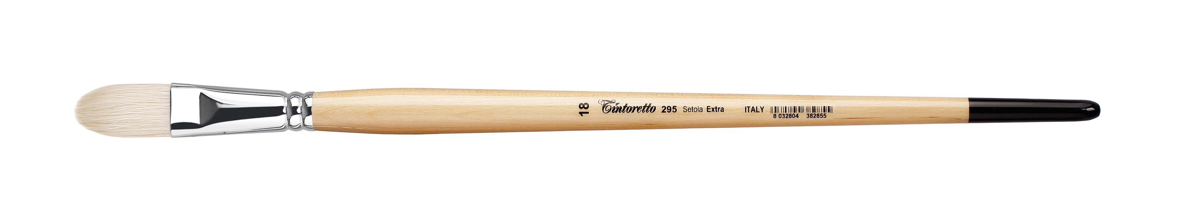 Tintoretto Setola Extra Bristles Long Filbert Brush Series 295, Size-18