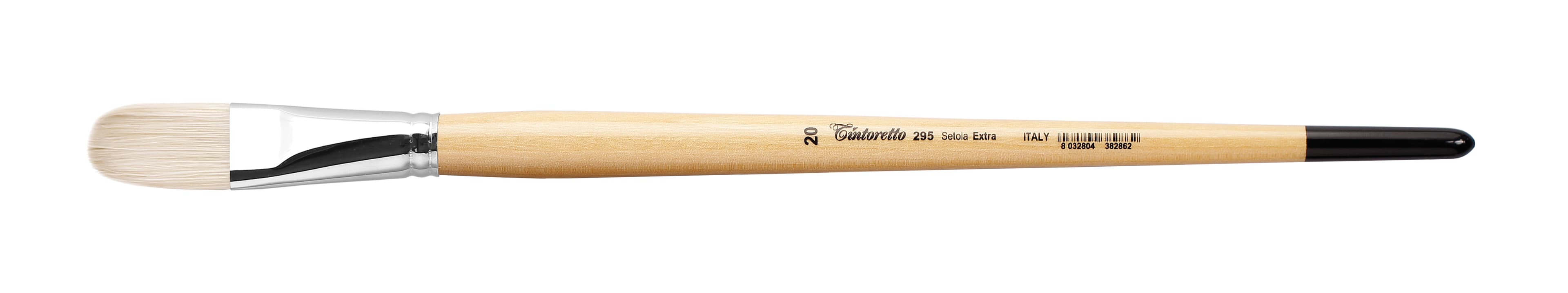 Tintoretto Setola Extra Bristles Long Filbert Brush Series 295, Size-20