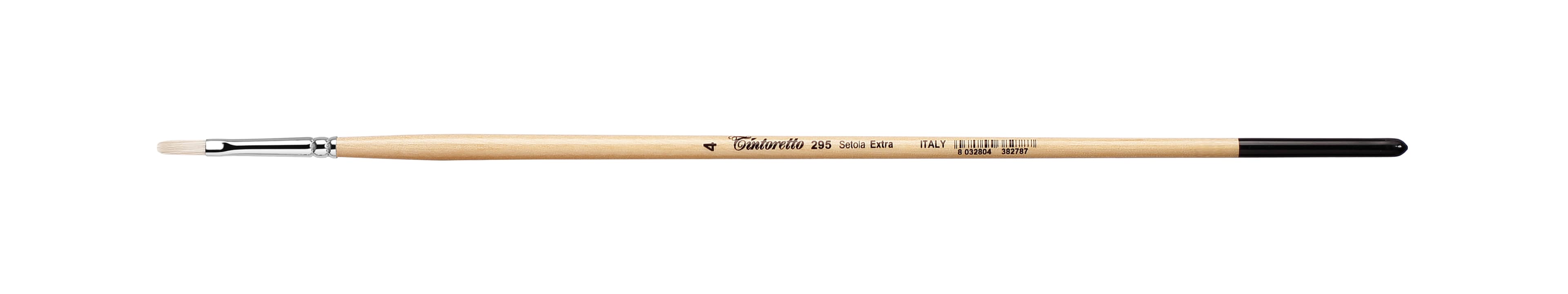 Tintoretto Setola Extra Bristles Long Filbert Brush Series 295, Size- 4