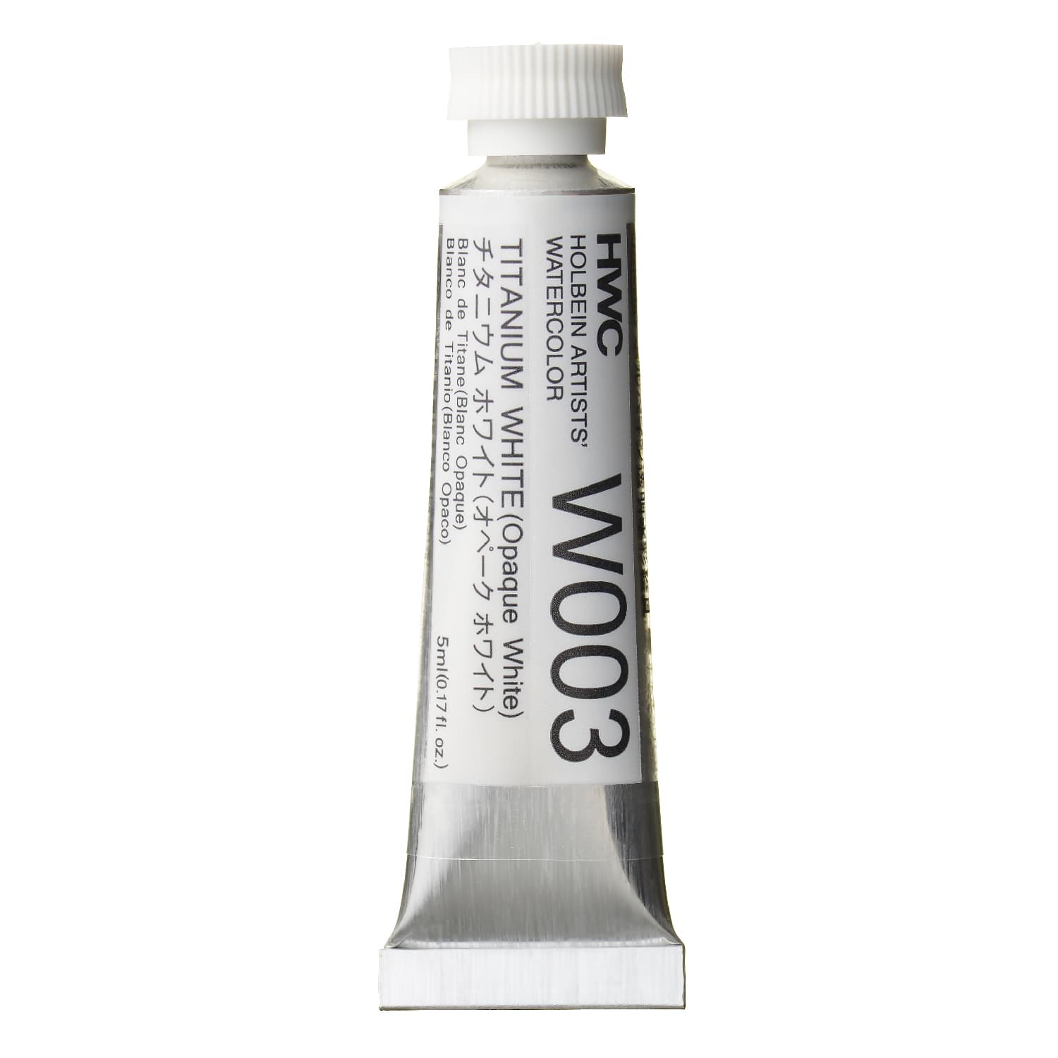 Holbein Artist's Watercolor Titanium White A, 5ml Tube,W003