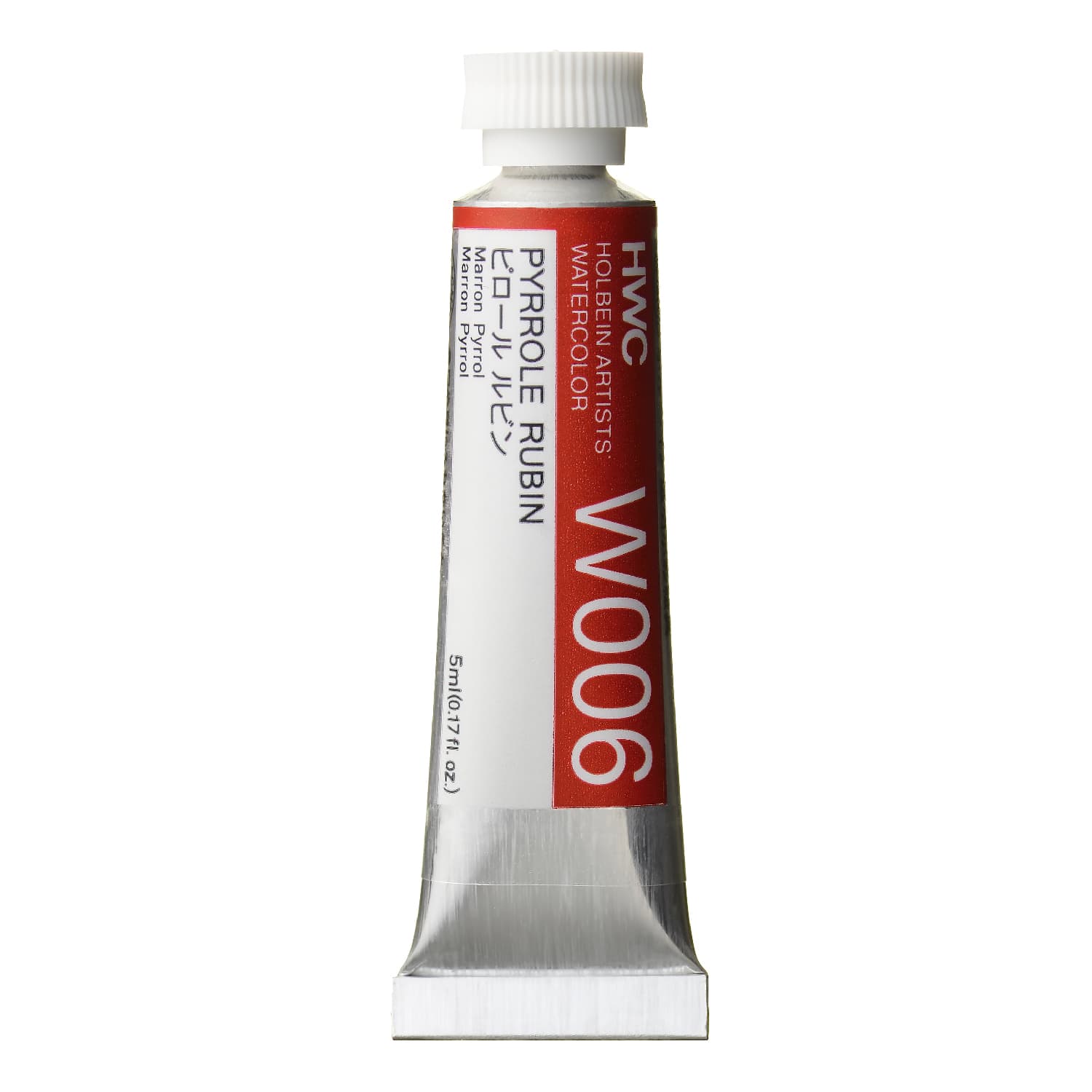 Holbein Watercolor Pyrrole Rubin A,5ml Tube, W006