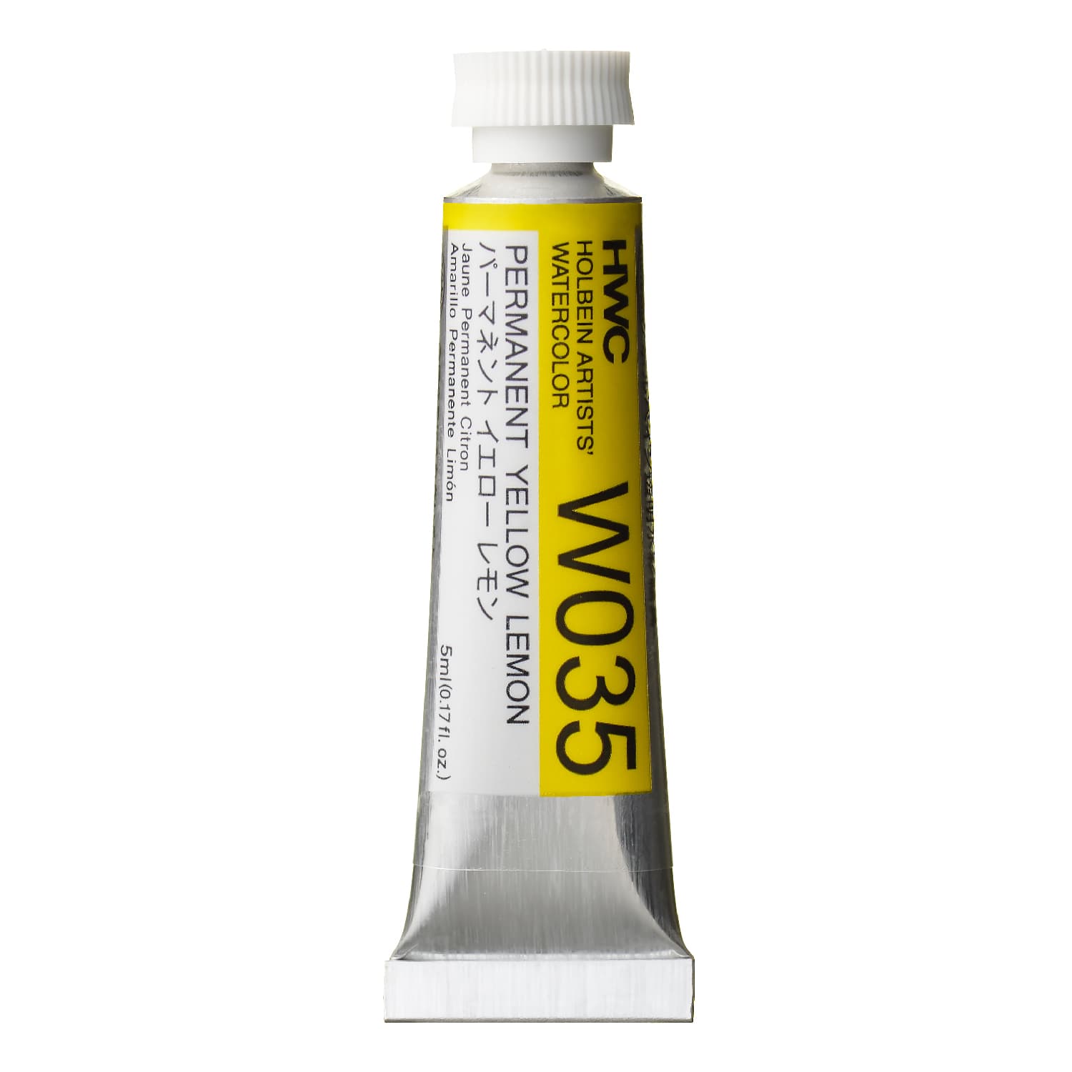 Holbein Watercolor Permanent Yellow Lemon A, 5ml Tube, W035