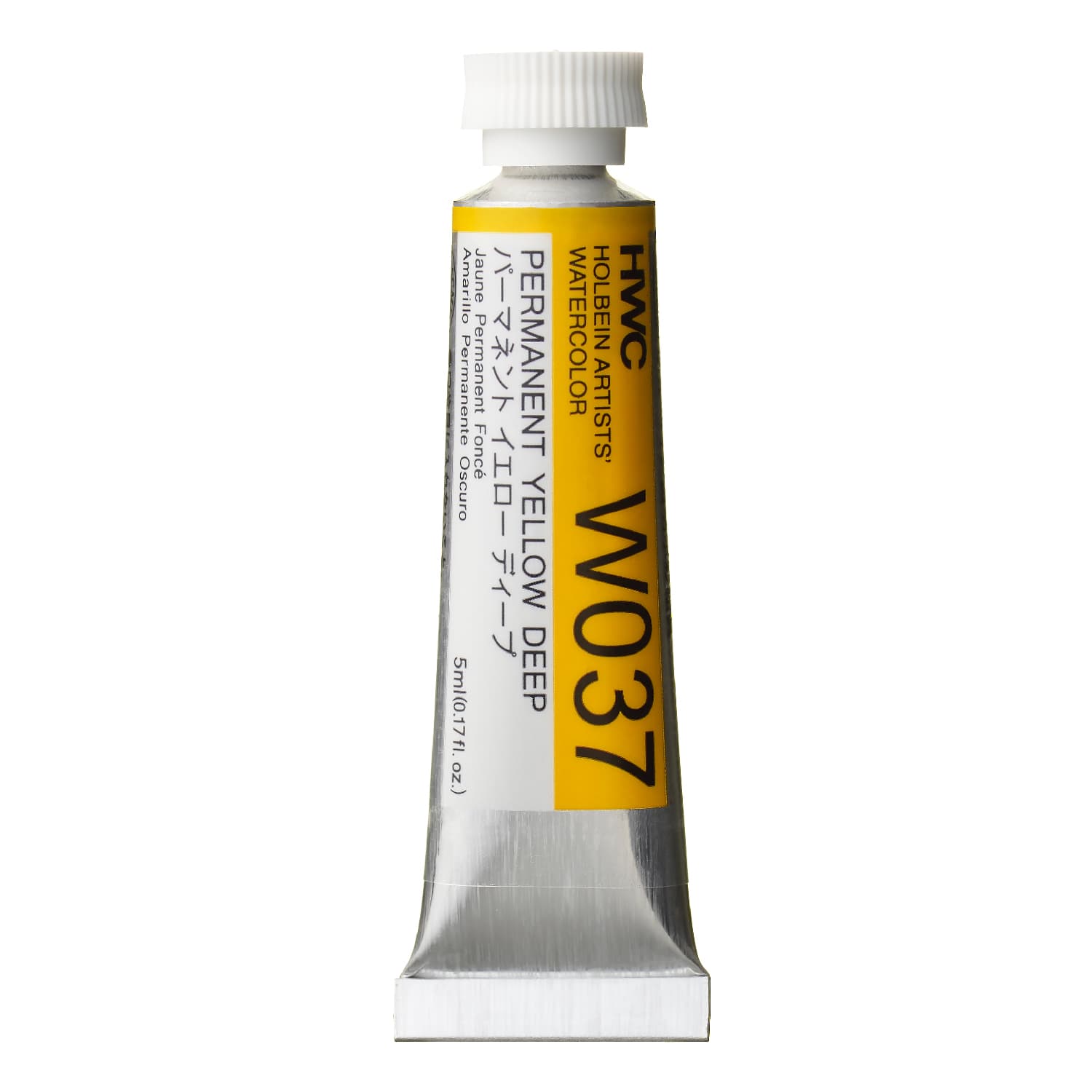Holbein Watercolor Permanent Yellow Deep A, 5ml Tube, W037