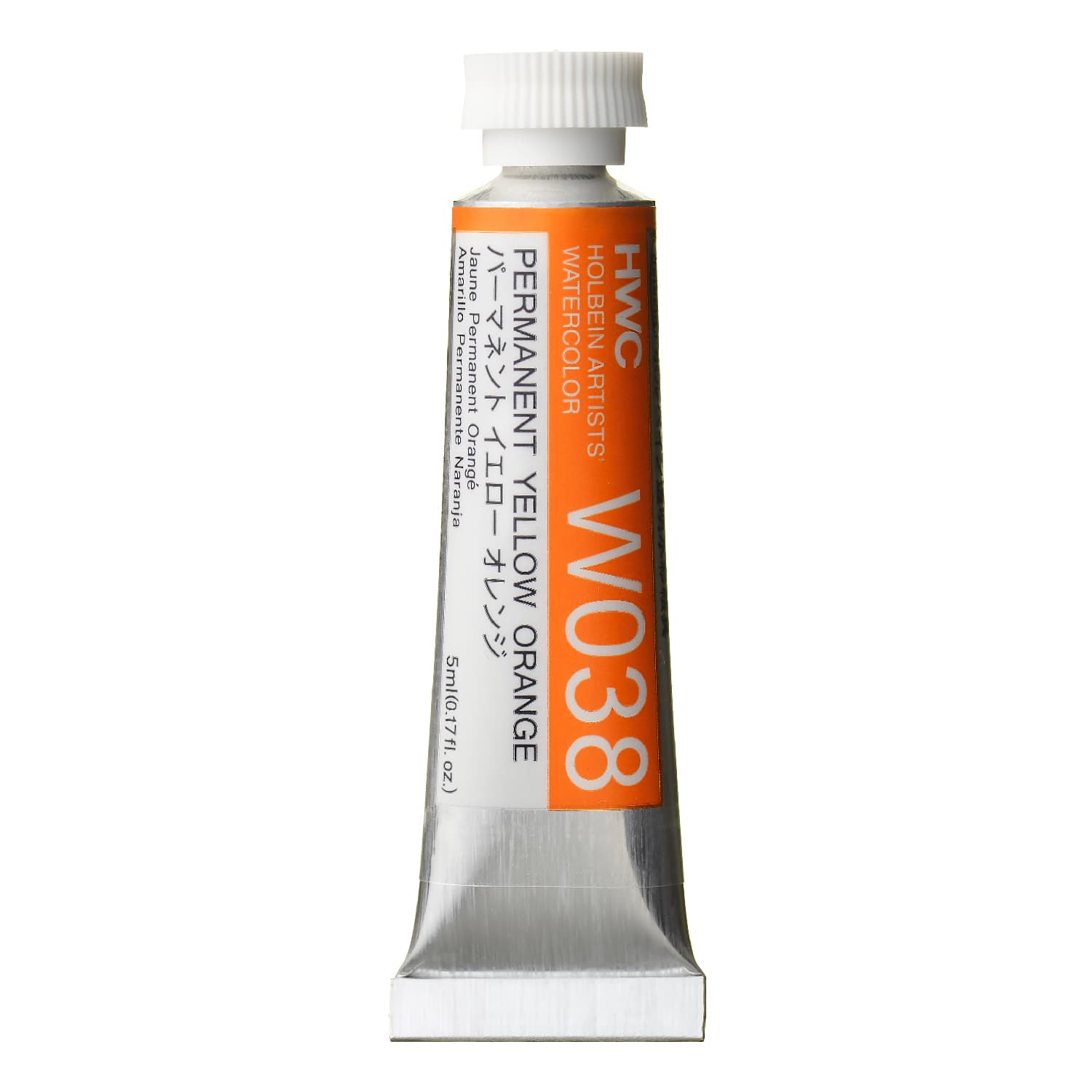 Holbein Watercolor Permanent Yellow Orange A, 5ml Tube, W038