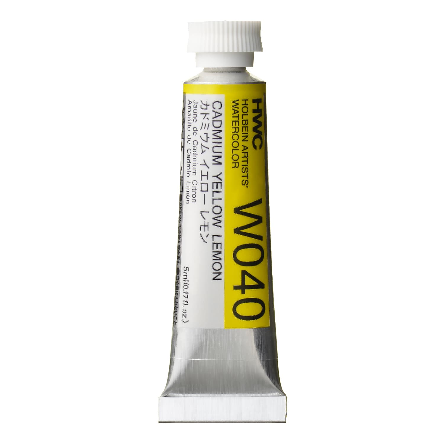 Holbein Watercolor Cadmium Yellow Lemon C, 5ml Tube, W040