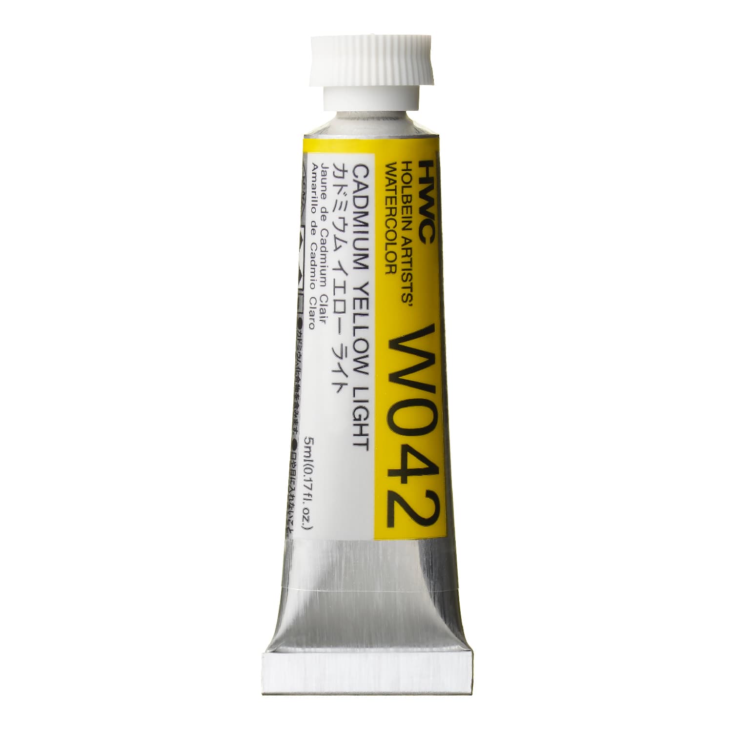 Holbein Watercolor Cadmium Yellow Light C, 5ml Tube, W042