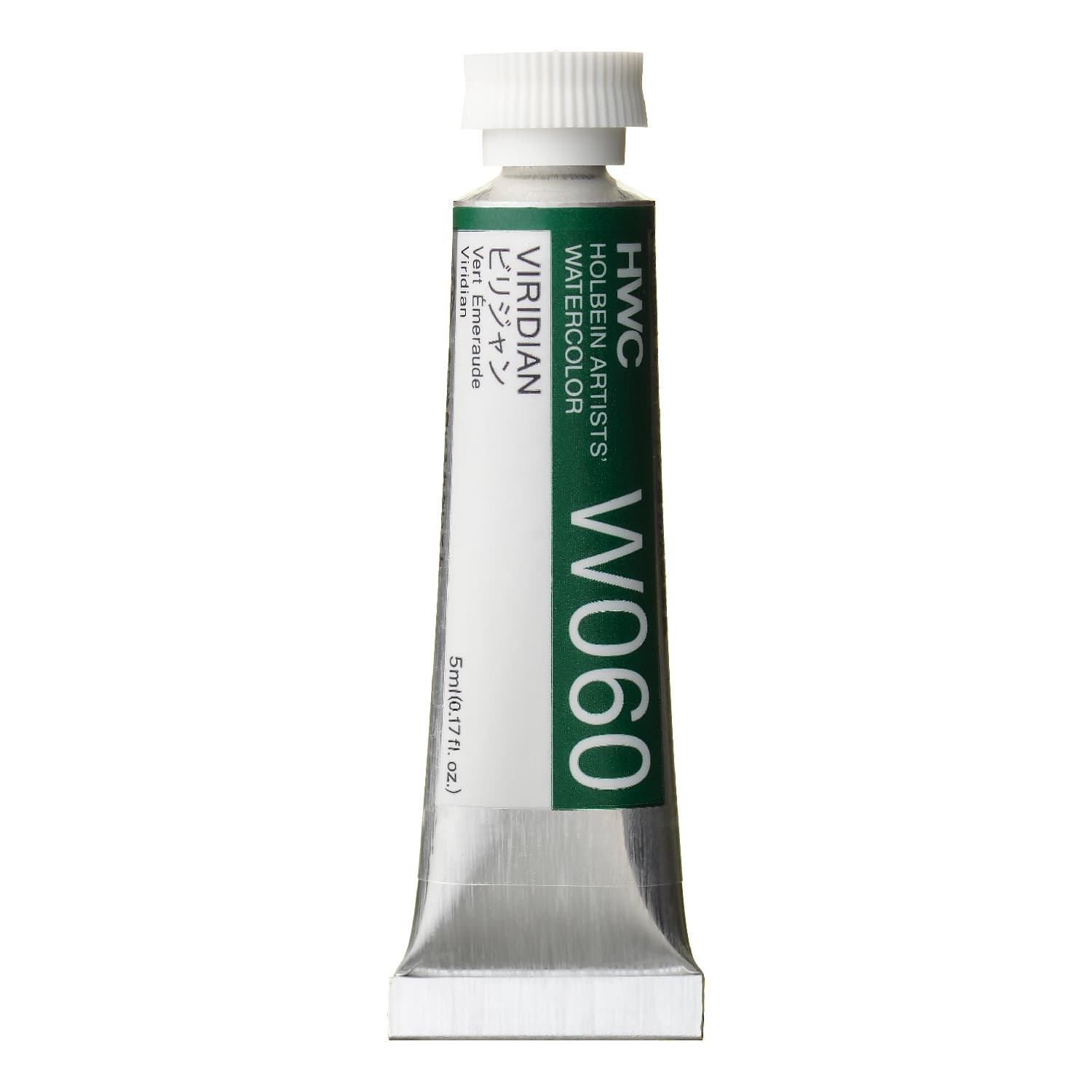 Holbein Watercolor Viridian E, 5ml Tube, W060