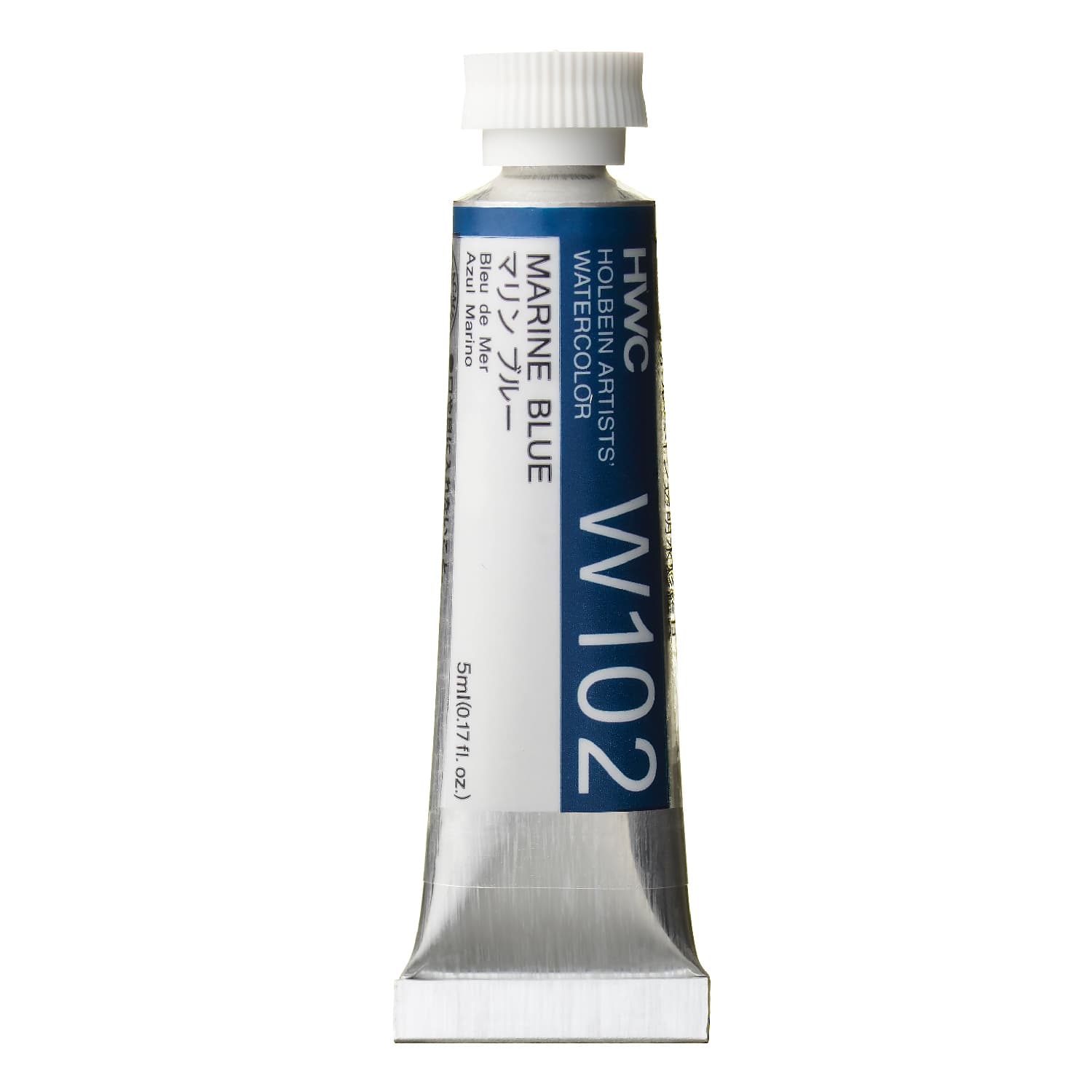 Holbein Watercolor Marine Blue C, 5ml Tube, W102