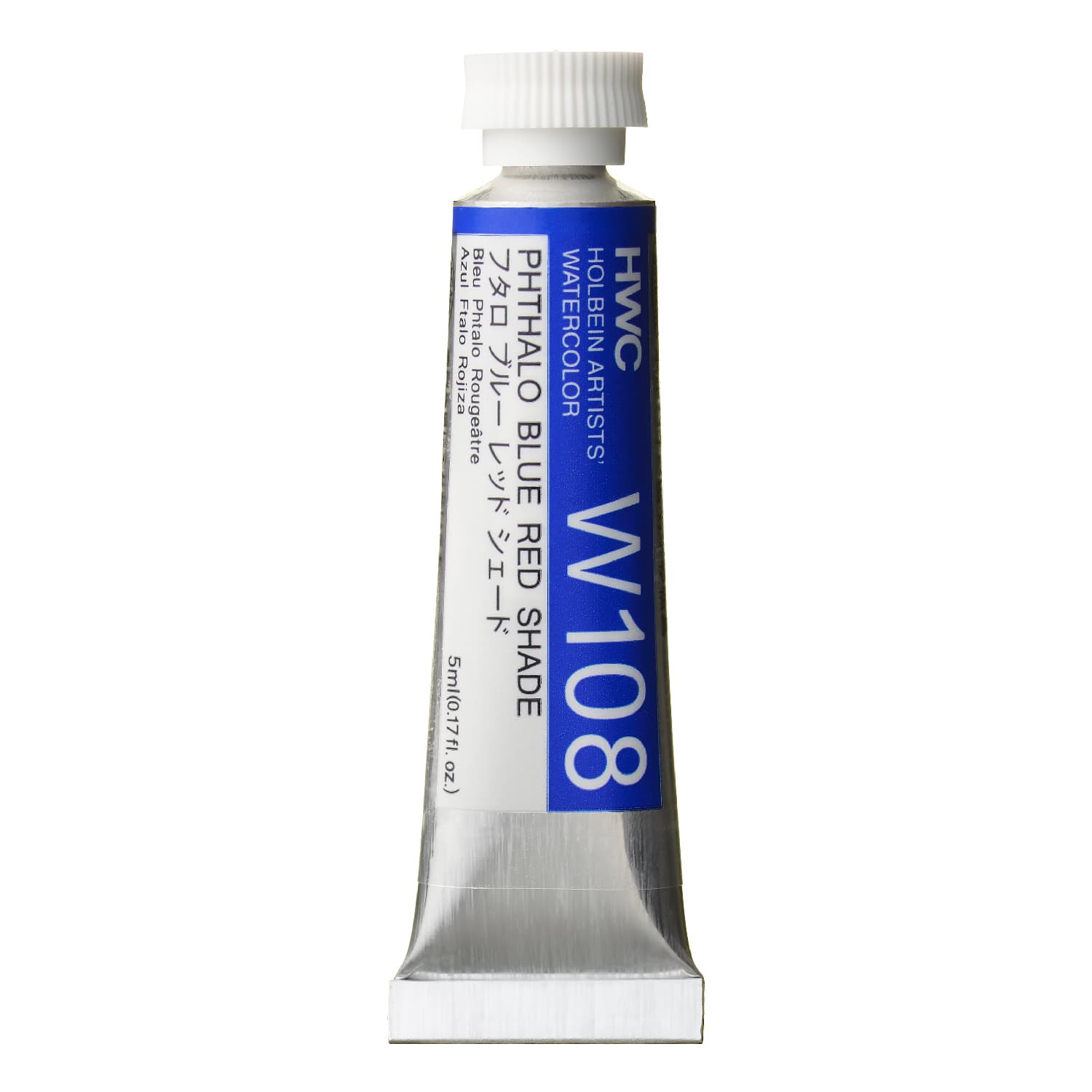 Holbein Watercolor Phthalo Blue Red Shade A, 5ml Tube, W108