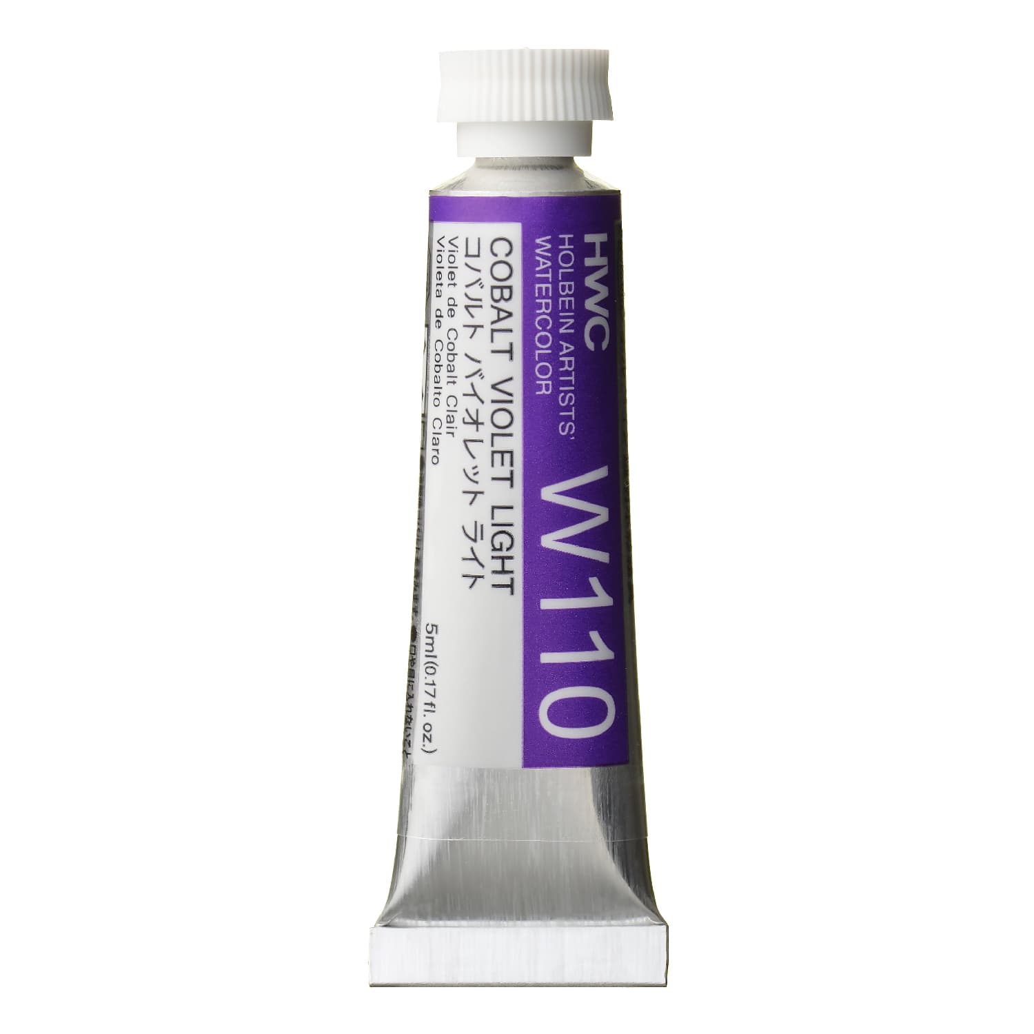 Holbein Watercolor Cobalt Violet Light F, 5ml Tube, W110