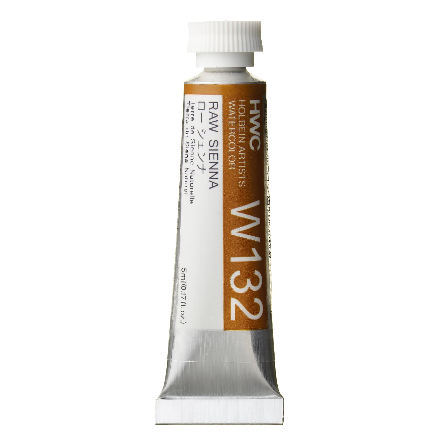 Holbein Watercolor Raw Sienna A, 5ml Tube, W132
