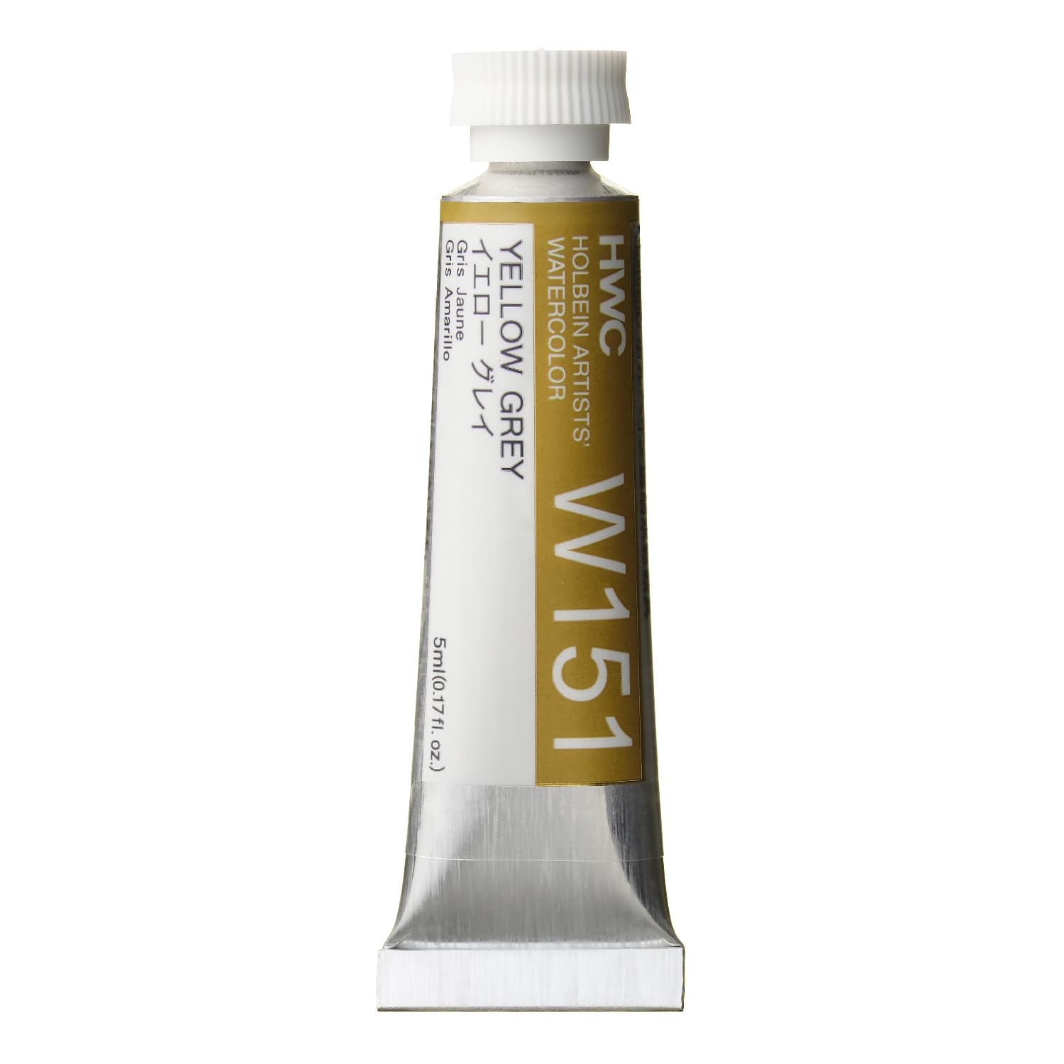 Holbein Watercolor Yellow Grey A, 5ml Tube, W151