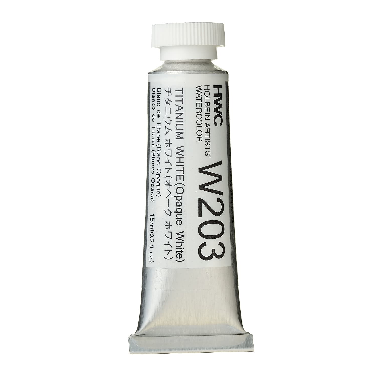 Holbein Artist Watercolor Titanium White A,15ml Tube, W203