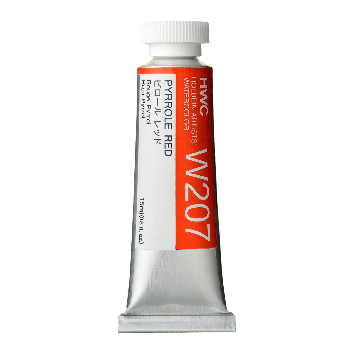 Holbein Artist Watercolor Pyrrole Red A, 15ml Tube, W207