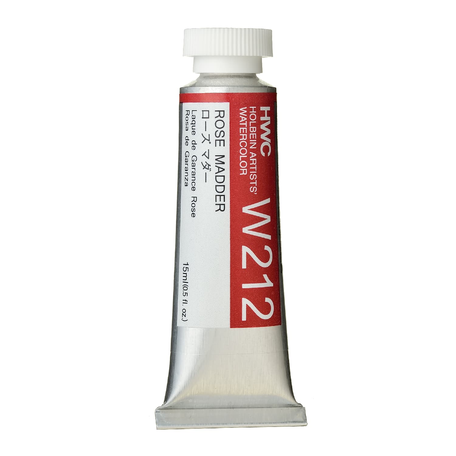 Holbein Watercolor Rose Madder A, 15ml Tube, W212