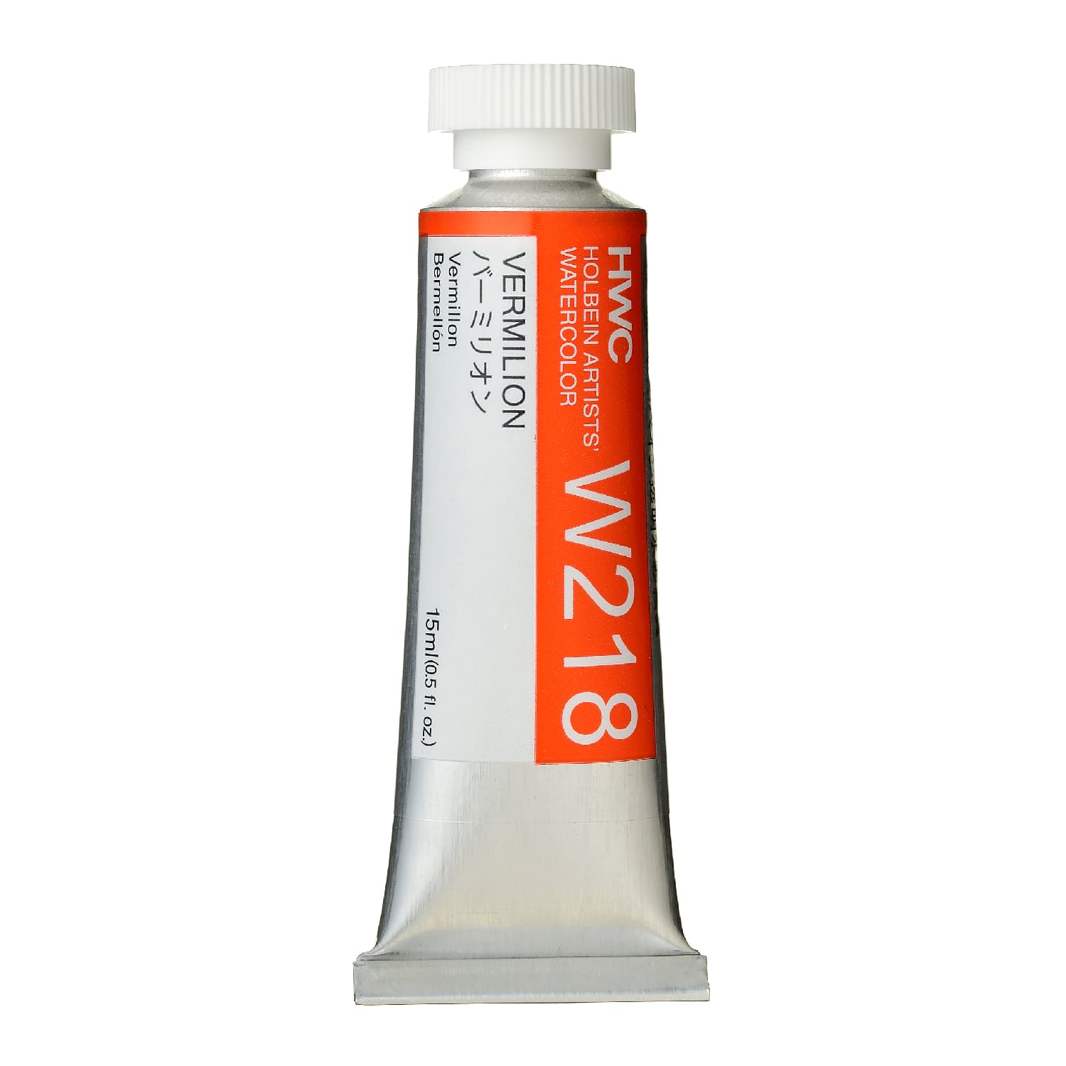 Holbein Watercolor Vermilion F,15ml Tube, W218