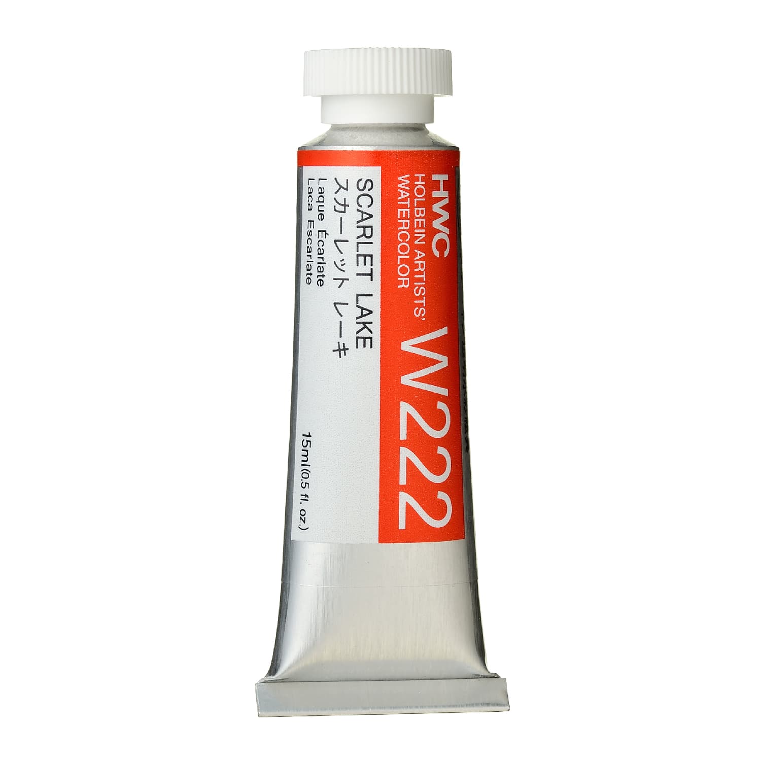 Holbein Watercolor Scarlet Lake B,15ml Tube, W222