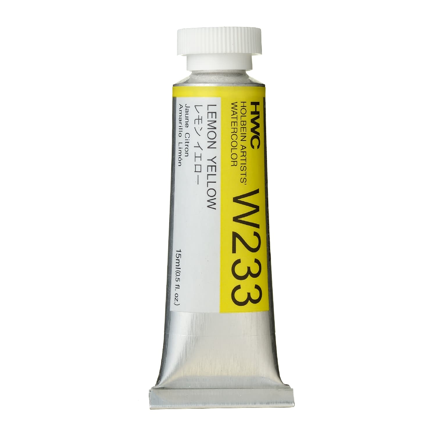 Holbein Watercolor Lemon Yellow A,15ml Tube, W233