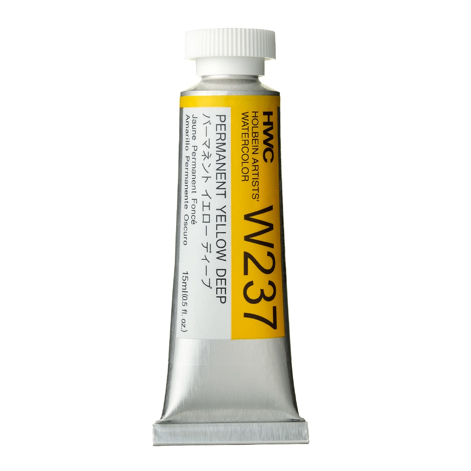 Holbein Watercolor Permanent Yellow Deep A,15ml Tube, W237
