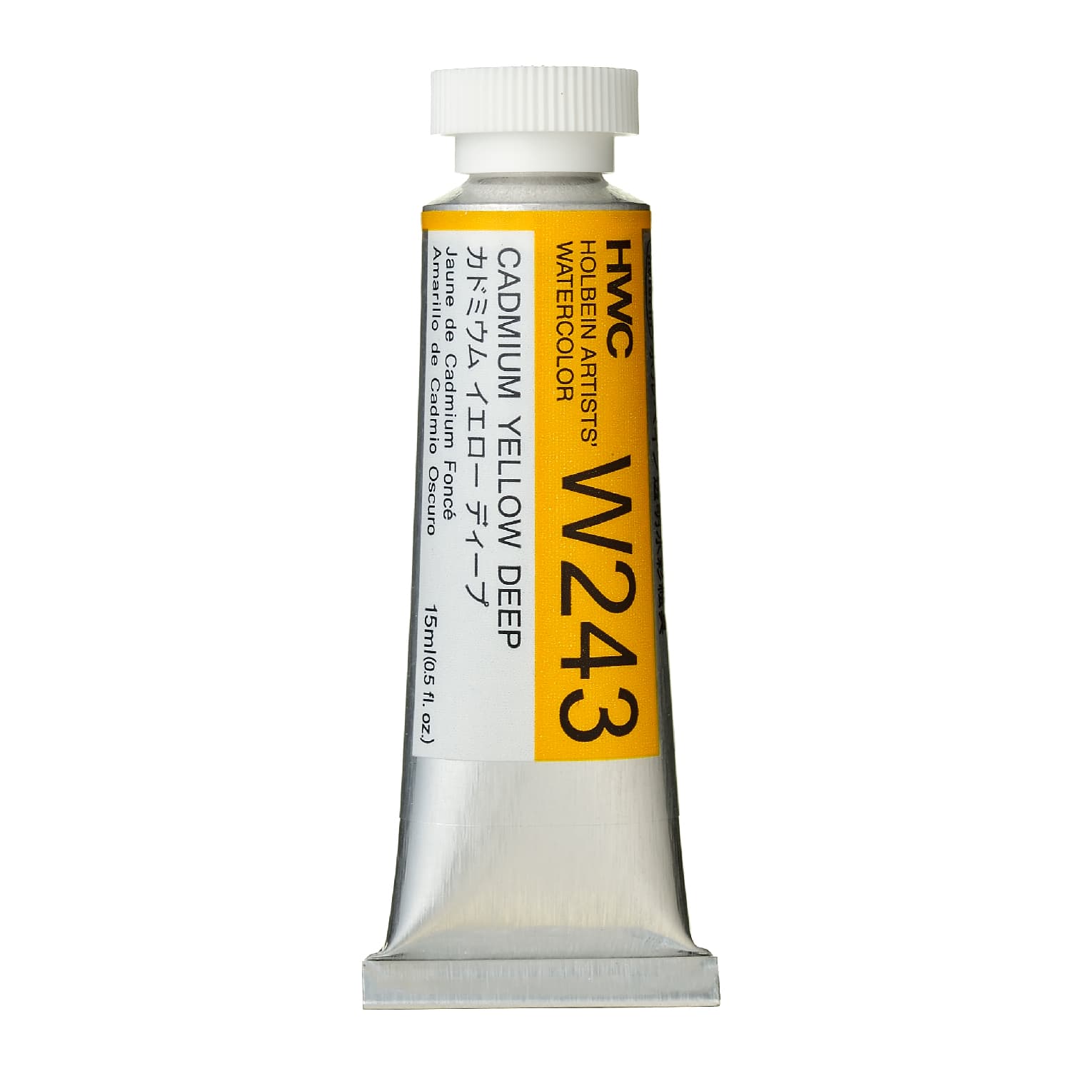 Holbein Watercolor Cadmium Yellow Deep C,15ml Tube, W243