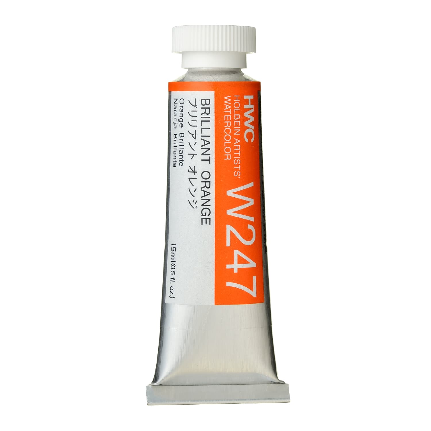 Holbein Watercolor Brilliant Orange C,15 ml Tube, W247