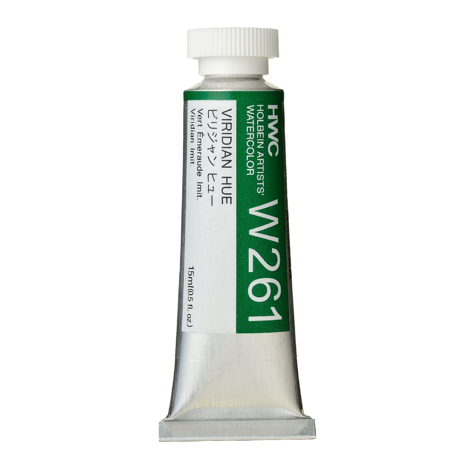 Holbein Watercolor Viridian Hue A,15 ml Tube,W261