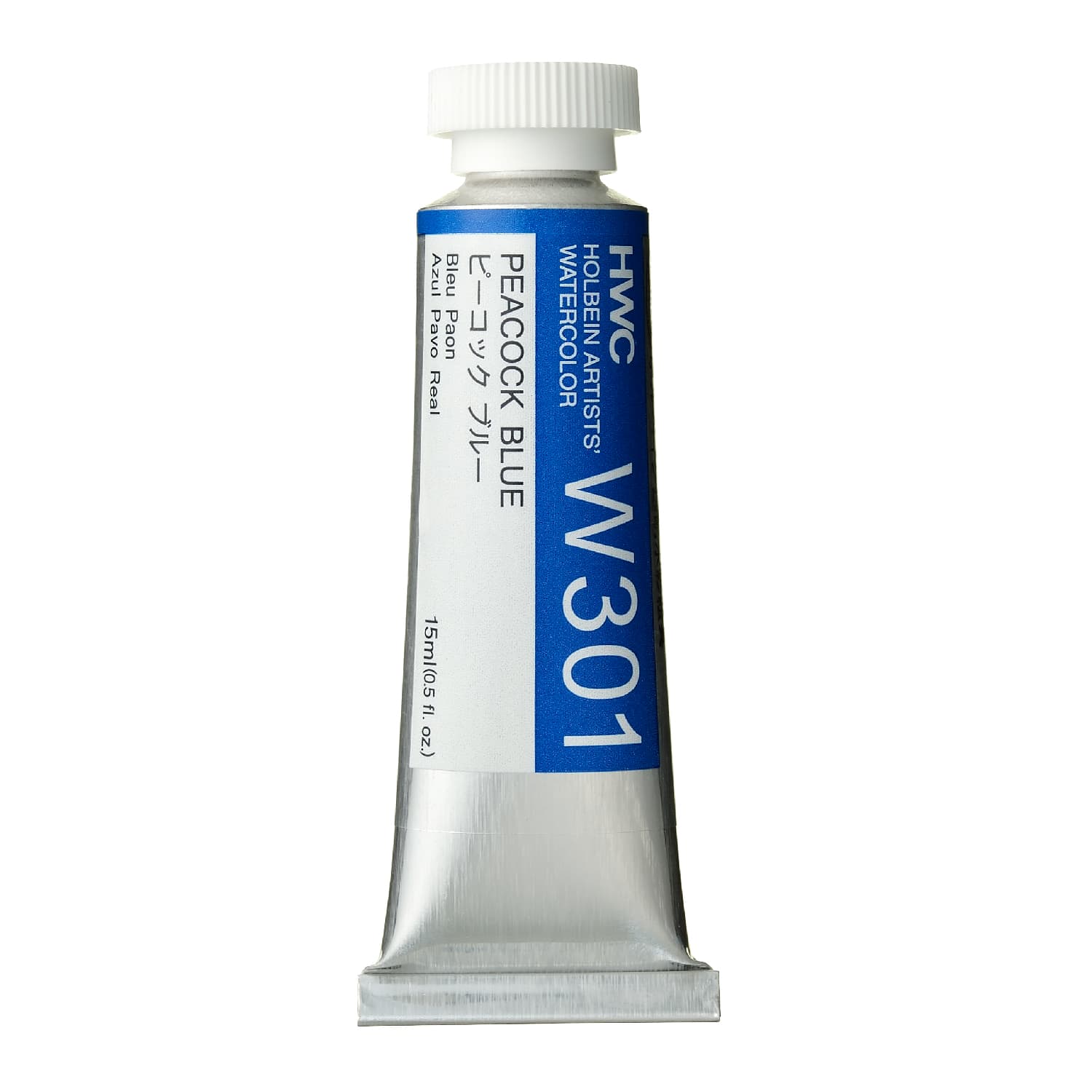 Holbein Watercolor Peacock Blue A,15ml Tube, W301