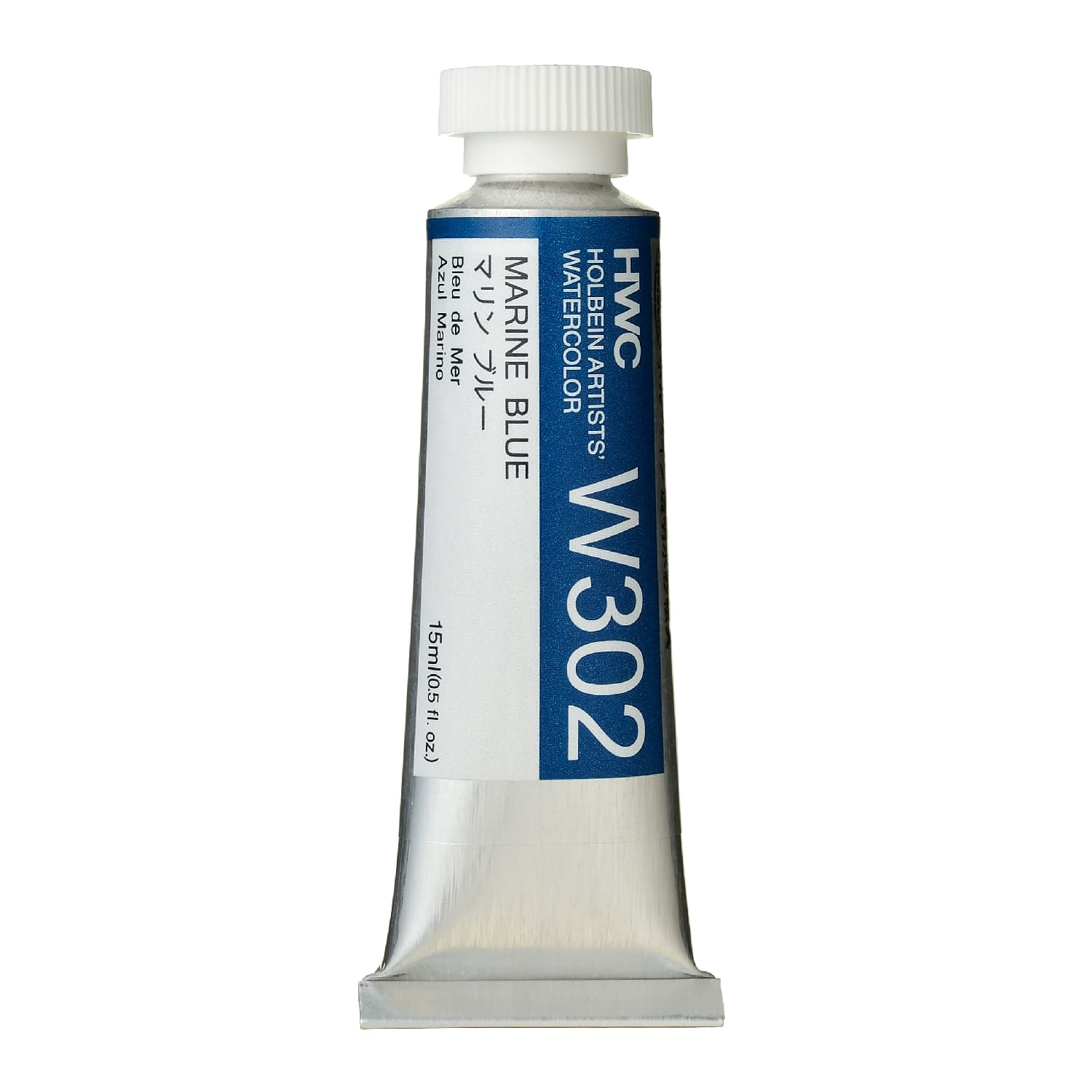 Holbein Watercolor Marine Blue C, 15ml Tube, W302