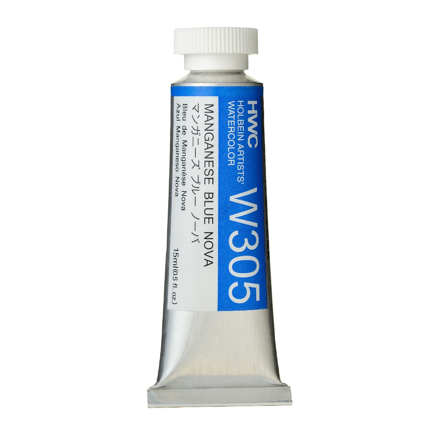 Holbein Watercolor Manganese Blue Nova B,15ml Tube, W305