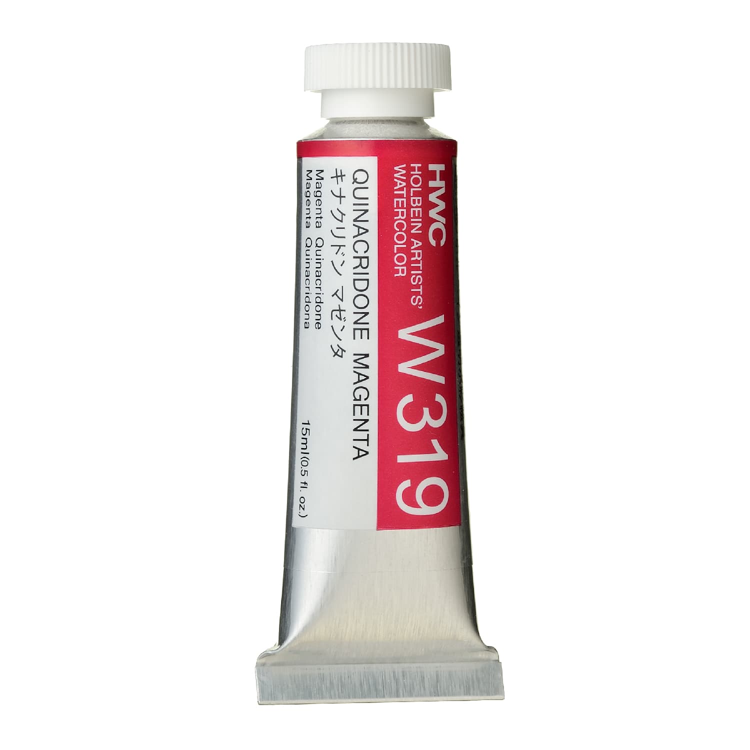 Holbein Watercolor Quinacridone Magenta C,15ml Tube, W319