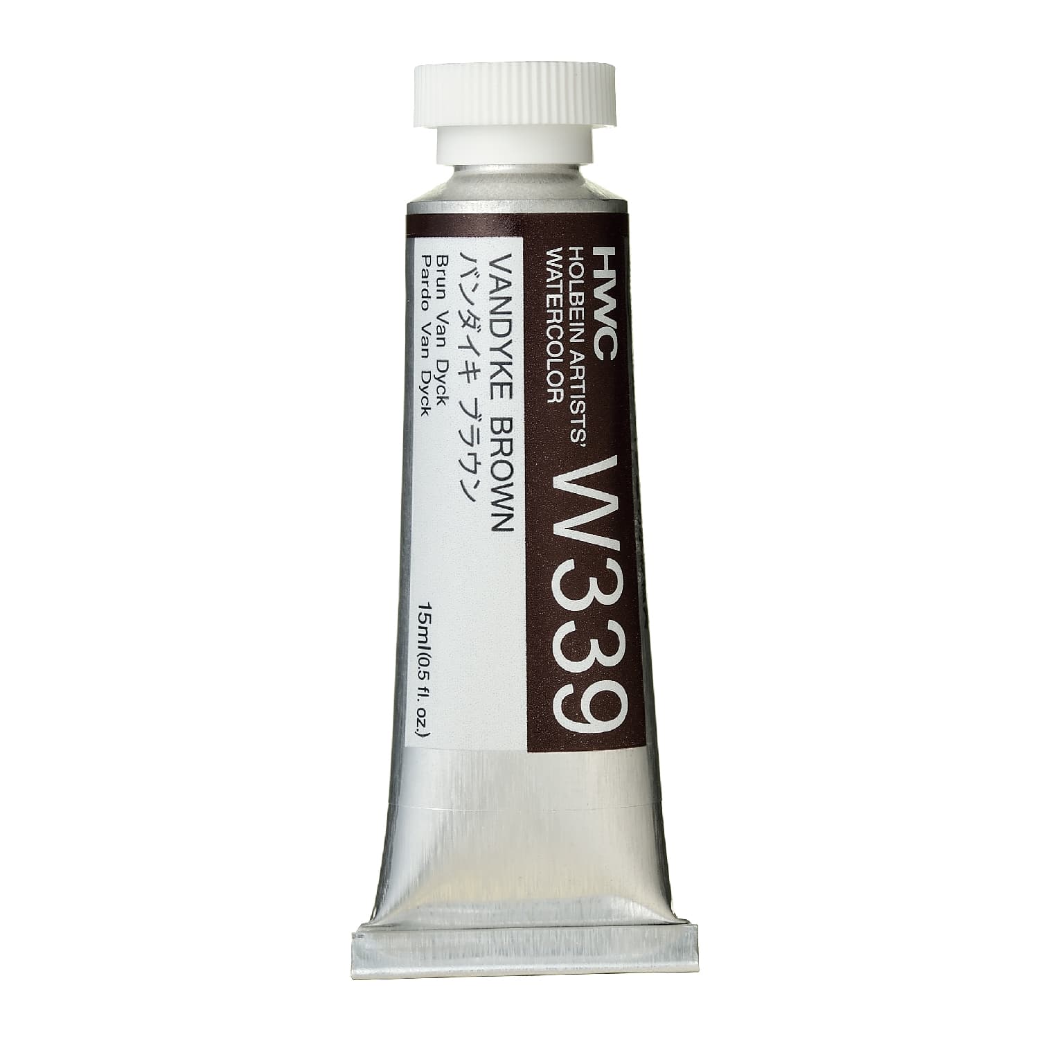 Holbein Watercolor Vandyke Brown A,15ml Tube, W339