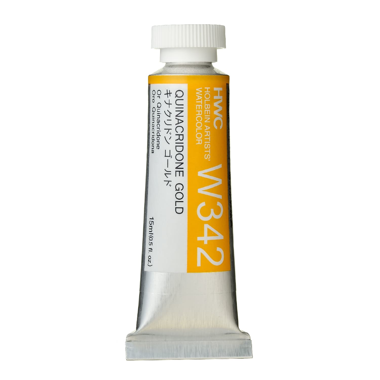 Holbein Watercolor Quinacridone Gold C,15ml Tube, W342
