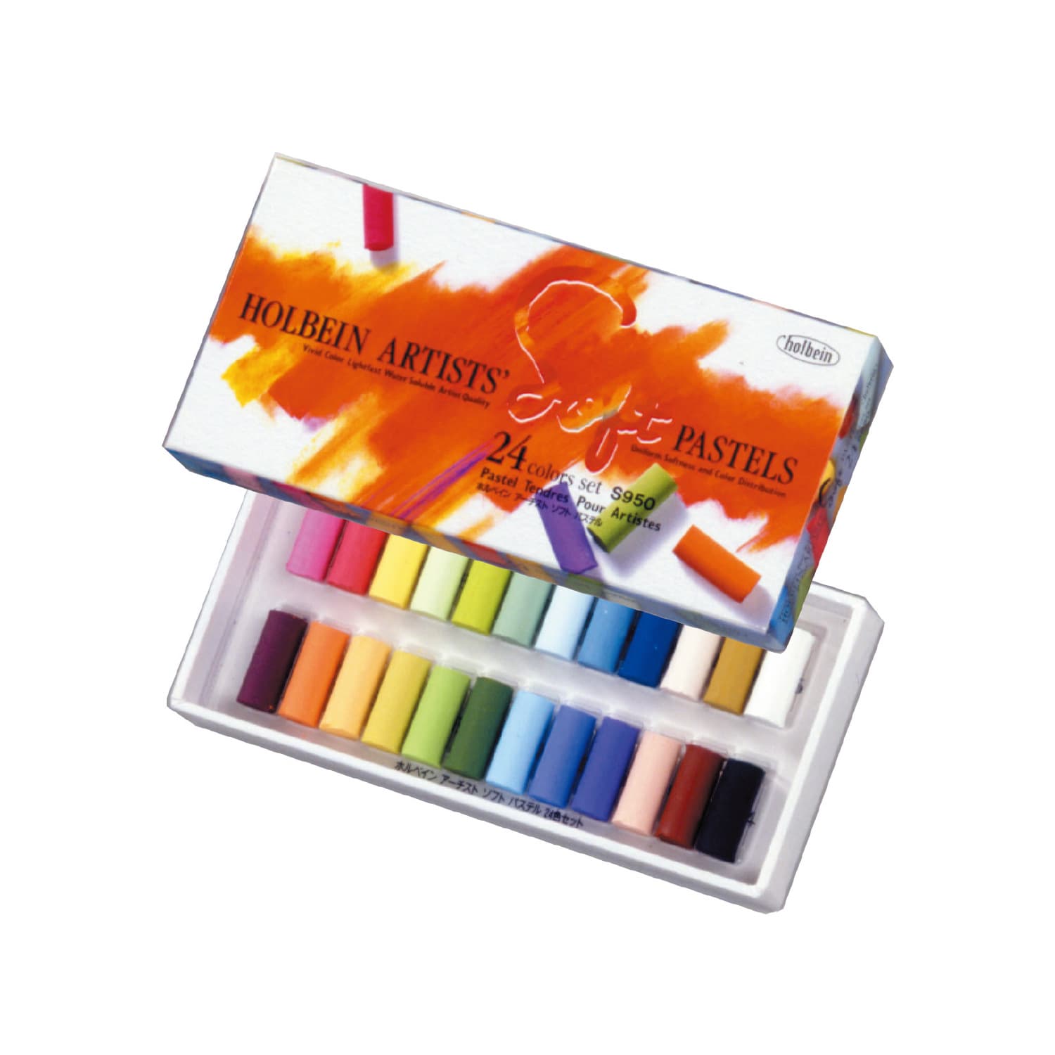 Holbein Soft Pastel 24 Colors Set (S950)