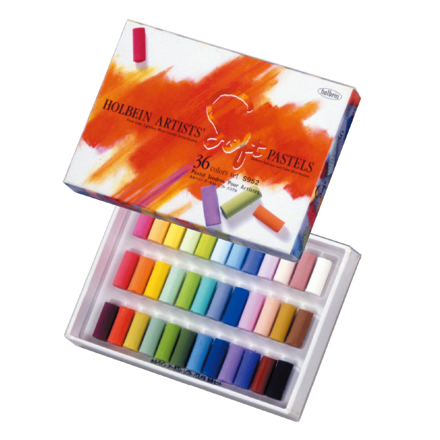 Holbein Soft Pastel 36 Colors Set