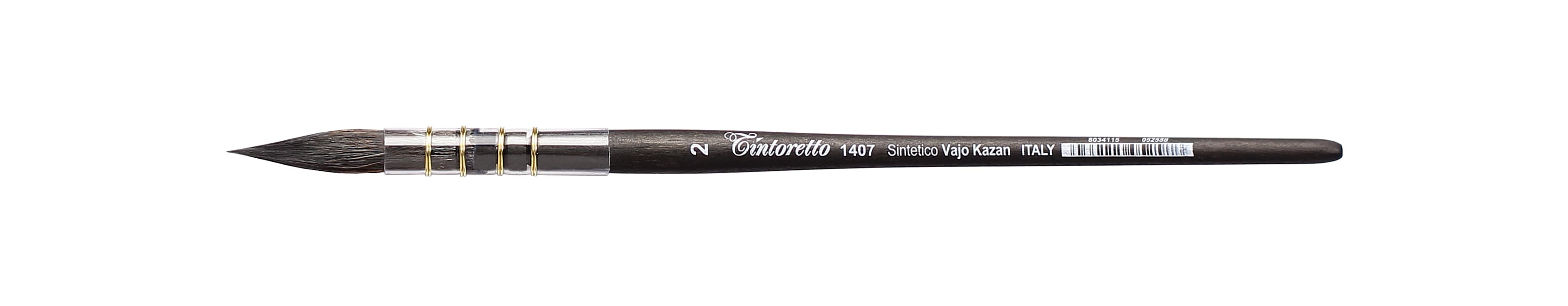 Tintoretto Round Traditional Mop Brush Series 1407, Size- 2