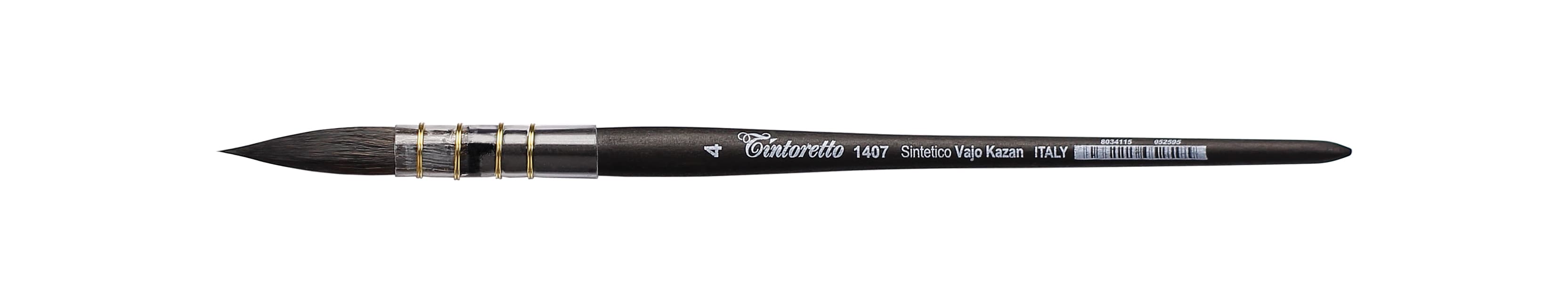 Tintoretto Round Traditional Mop Brush Series 1407, Size- 4