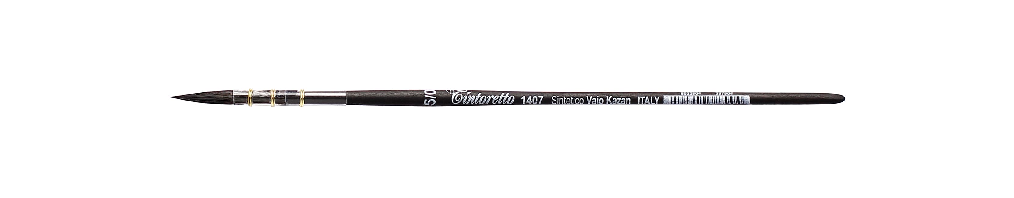 Tintoretto Round Traditional Mop Brush Series 1407, Size 5/0
