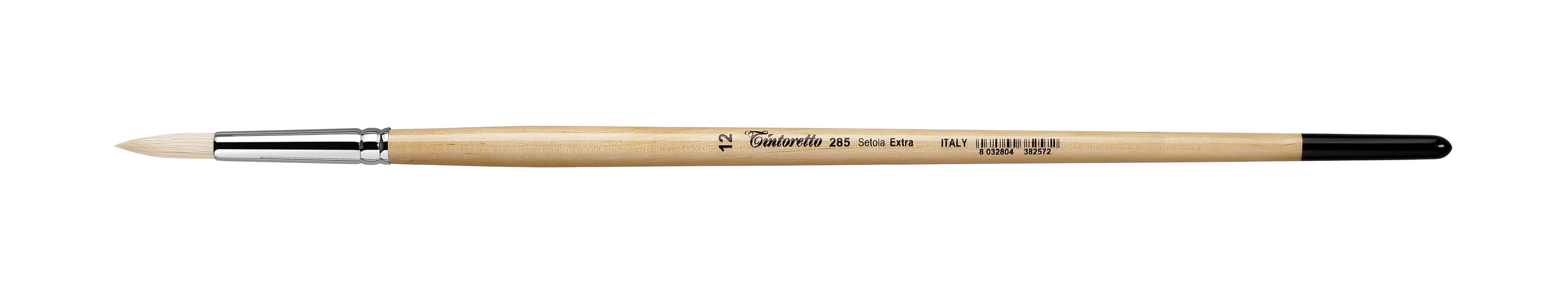 Tintoretto Setola Extra Bristle Round Brush Series 285, Size- 12