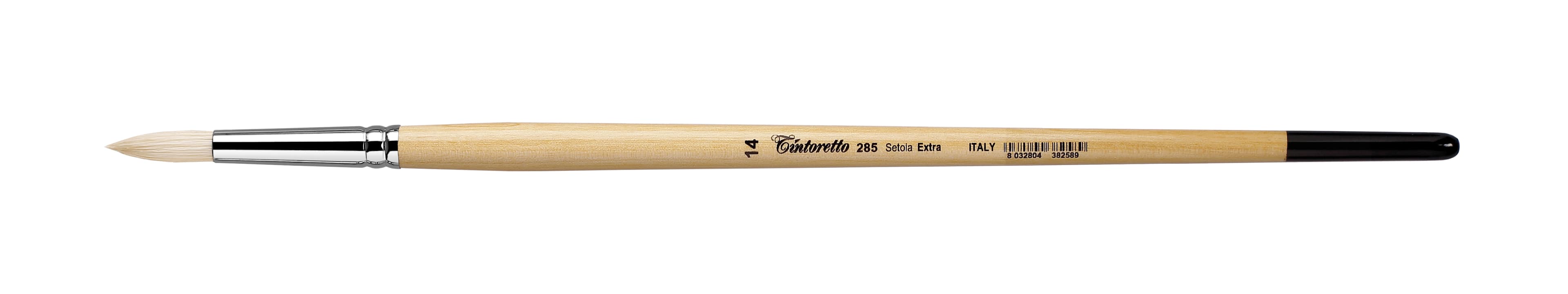 Tintoretto Setola Extra Bristle Round Brush Series 285, Size-14